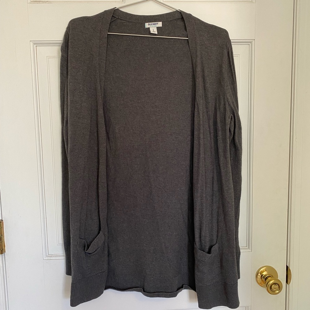 Old Navy large grey button up cardigan